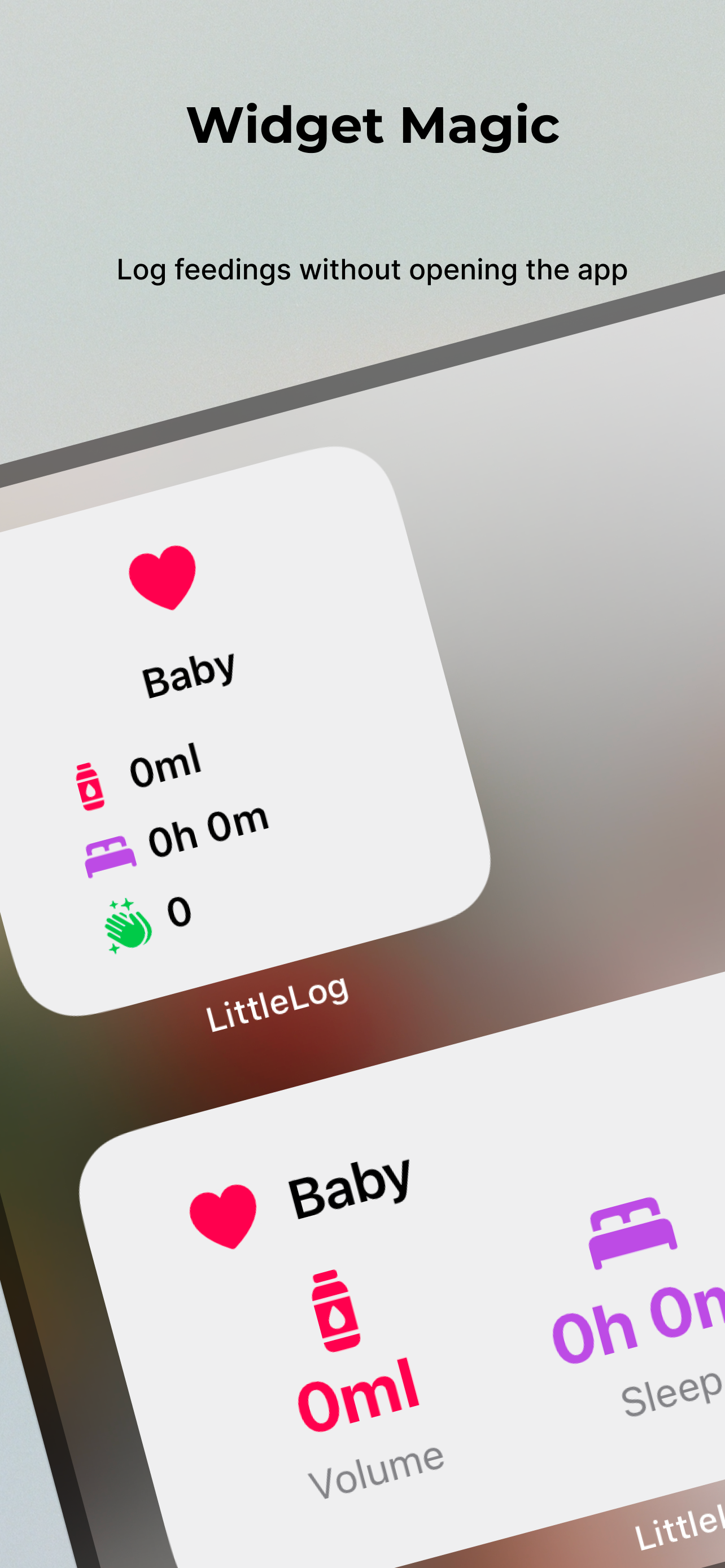 LittleLog - Widget Magic